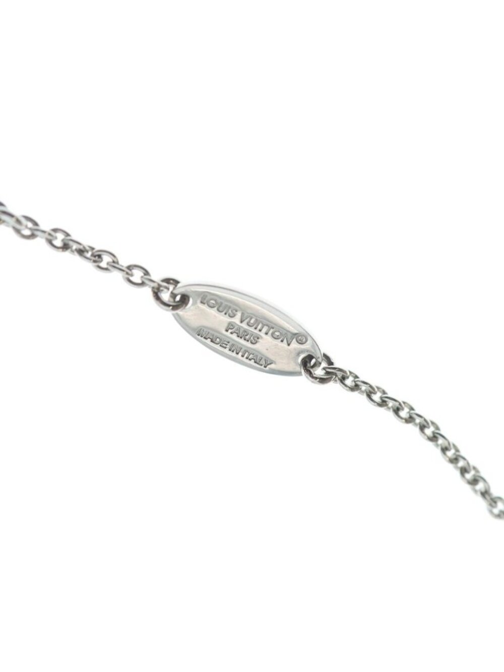 Louis Vuitton Essential Necklace Pendant Chain Silver - Picture 5 of 6